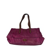 Fossil Zoey Shopper Tote Shoulder Hand Bag Purse Pink Fuschia Pebbled Le... - $470.41 MXN
