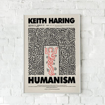 Keith Haring Humanism Poster Decor Wall Poster 1 - £12.77 GBP