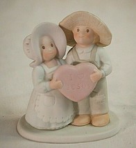 Circle of Friends I Love Jesus Bisque Figurine by Masterpiece 1994 HOMCO - £17.20 GBP