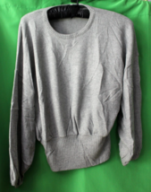 Three Dots Gray Long Sleeve Sweater Top Size Women&#39;s Small EQ4483S Modal... - $19.79