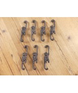 7 MONKEY HOOKS PLANT CAST IRON SMALL HOOK HANGER KETTLE HOOK VINTAGE JAP... - $477.95 MXN