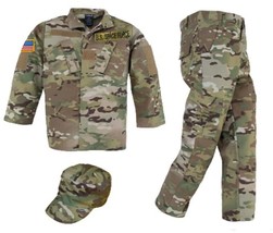 3 Piece Youth Army/Air Force OCP/Multicam Uniform Costume - £95.64 GBP