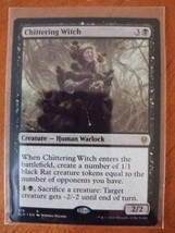 Chittering Witch Magic The Gathering Throne Of Eldraine Rare 319 - £2.89 GBP