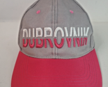 Dubrovnik Croatia Cap Hat Snapback Adjustable Pink Gray Souvenir Embroid... - $11.83