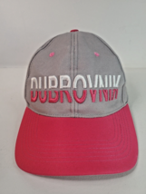 Dubrovnik Croatia Cap Hat Snapback Adjustable Pink Gray Souvenir Embroidered - £9.35 GBP
