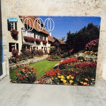 Guild Puzzles “Home And Flower Garden, Owen, Germany” 1000 Pc Jigsaw Vtg... - $7.91