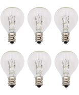 6-Pack 20 Watt Wax Melt Warmer Light Bulbs for Scentsy Mid-Size Wax Warm... - £11.12 GBP
