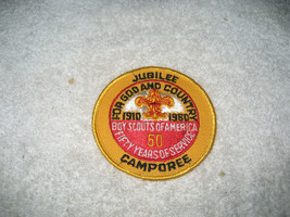  Vintage 1960 Boy SCouts BSA Campground Camping Camporee Patch - £12.60 GBP