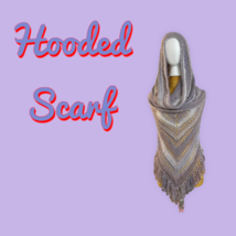 Made to order handcrafted Wild Oleander Hooded Scarf - color: TBD by customer - £102.12 GBP