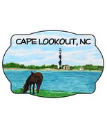 Decal Vinyl Sticker Cape Lookout Scene Made in USA - $6.95+