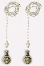 Royal Designs Celling Fan Pull Chain Beaded Ball Extension Chains with Decorativ - £18.14 GBP+