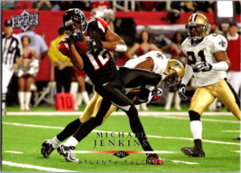 2008 Upper Deck Michael Jenkins #10 Atlanta Falcons Football Card - $1.77