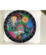 VTG MEXICAN TALAVERA POTTERY KITCHEN SERVING BOWL SALAD PLATTER 12&quot;X12&quot;X 3&quot; - $714.84 MXN