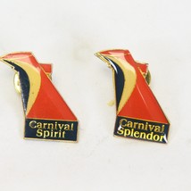 Carnival Spirit and Splendor Cruise Ship Past Guest Souvenir Collector Pins - $14.69