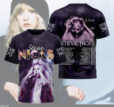 RARE!! Stevie Nicks Tour 2024 Live In Concert 3D All Over Printed T-Shirt S-5XL - £11.14 GBP+