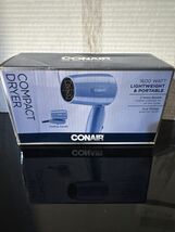 Conair 1600 Watt Compact with Folding Handle, Travel Dry Hair Dyer Damag... - $18.38