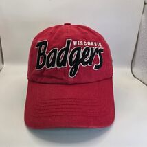 Wisconsin Badgers Snapback Hat ’47 Brand Red Adjustable Cap NCAA Cotton ... - $21.95