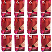 Pack of (12) New Vidal Sassoon Pro Series, 6RR Runway Red 1 Kit - £115.09 GBP