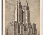 Waldorf Astoria Hotel New York City NY NYC UNP Steelograph Postcard N19 - £2.31 GBP