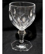 Vintage TOWLE 6&quot; Wine Glass - OLRY Cut Dot Vertical Facet Pattern - Sing... - €14,57 EUR