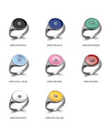 Sterling Silver Enamel Round Signet Ring Chinese Bi Disc Replica – Unisex - $1,842.66 MXN