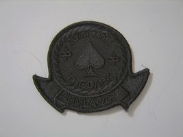 USMC PATCH - HMLA-267 "DEATH FROM THE DARK" COLOR BLACK NEW - $6.44