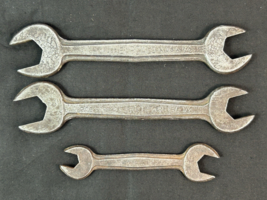 3 Vintage Barcalo Forged In USA Open End  Wrenches 9/16&quot; - 1/2&quot; &amp; 13/32&quot;... - $14.85