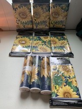 Sunflower Wallpaper Border. 2 Styles-16.5 Yd &amp; 30yd NOS Vintage Kmart - £24.18 GBP