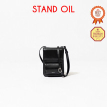 [Stand Oil] (Seventeen Joshua Pick) Chubby Cross Bag Black Korean Brand - $124.00