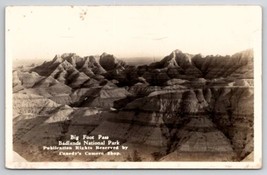 Badlands SD RPPC Big Foot Pass South Dakota Real Photo Postcard B37 - £5.53 GBP