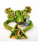 Adventure Planet Flying Frog Hanging Plush Realistic Lifelike Hook Loop ... - $218.00 MXN