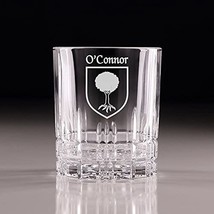 O&#39;Connor Irish Coat of Arms Perfect Serve Cut Glass Tumbler - Set of 4 - $76.44