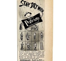 Hodgman Plast A Ply Waterproof Sportswear 1953 Advertisement Outdoor DWDD20 - $367.32 MXN