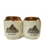 Chateau Frontenac Salt &amp; Pepper Shakers Quebec Canada 2.5&quot; Vintage Souvenir - $19.99