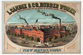 L. Candee &amp; Co., Rubber Works by Punderson &amp; Crisand - Art Print - £17.85 GBP+