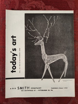 TODAYs ART Magazine September 1959 Aluminum Wire Sculpture A. Peter Emig - $10.80