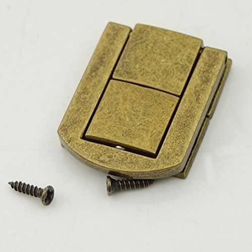 LOCK Bluemoona 10 Set - Decorative Swing Arm Latch Closure Catch Wood Box Hasp C