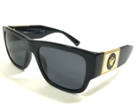 Versace Sunglasses MOD.4406 GB1/87 Polished Black Gold Oversized Black L... - £89.23 GBP