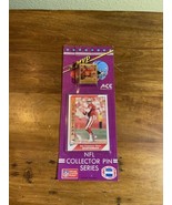 VINTAGE MONTANA 49ers MVP 1991 ACE COLLECTOR NFL FOOTBALL PIN &amp; CARD - $9.39 CAD