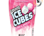 1x Bottle Ice Breakers Bubble Breeze Flavor Ice Cubes | 40 Pieces Per Bo... - $10.74