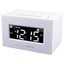 Hx-111Cr Alarm Clock Radio, Pll Am/Fm Radio, Dual Alarm, White Led Displ... - $19.99