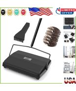 Non-Electric Lightweight Carpet Sweeper with Built-in Dustpan in Sleek B... - $62.93 CAD