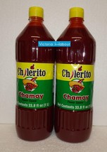 Two pack: El Chilerito Chamoy Mexican Hot Sauce 1L 33.8fl oz x2 - £15.22 GBP