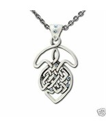 NEW MYSTICA ACCESSORY CELTIC BLUE GEMS ALLOY NECKLACE - $19.68 CAD