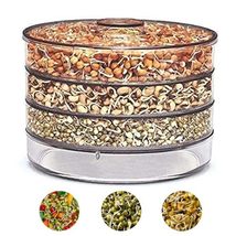 AADHIK Sprout Maker with 4 Compartments for Multi Purpose Use Plastic Gr... - $36.29