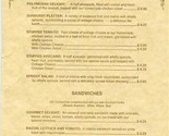 The Environment Restaurant Menu Knoxville Zoo Knoxville Tennessee - £13.93 GBP