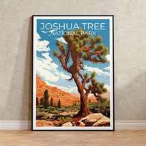 Joshua Tree Travel Poster, California Wall Art, California Print, Joshua Tree Po - £14.38 GBP+
