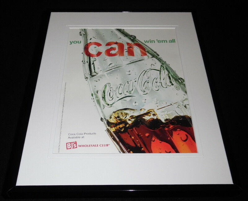 Primary image for 2007 Coca Cola / BJ's Wholesale Club 11x14 Framed ORIGINAL Advertisement