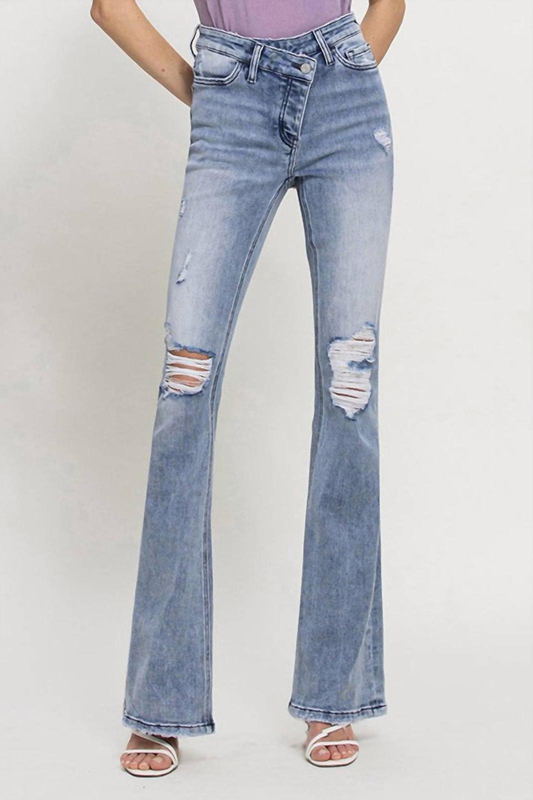 Flying Monkey Cameron Criss Cross Flare Jean Size 26 - $49.50