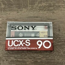 SONY  UCX-S 90 TYPE II  1985 USA BLANK CASSETTE TAPE SEALED - $472.40 MXN